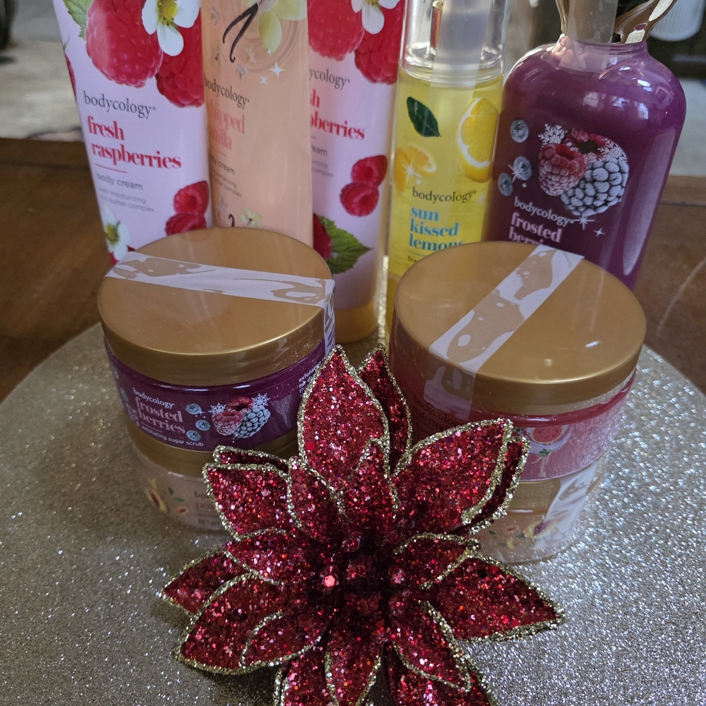 6 Bodycology Women's Bath & Body Items - Scrubs, Mist, Bathwash